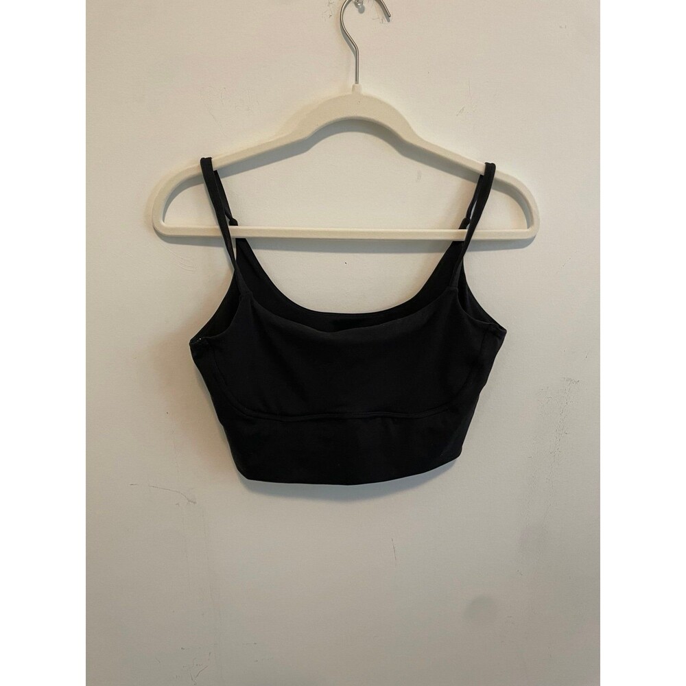 SABA Collective Women's S Black Spaghetti Strap Wireless Sports Bra